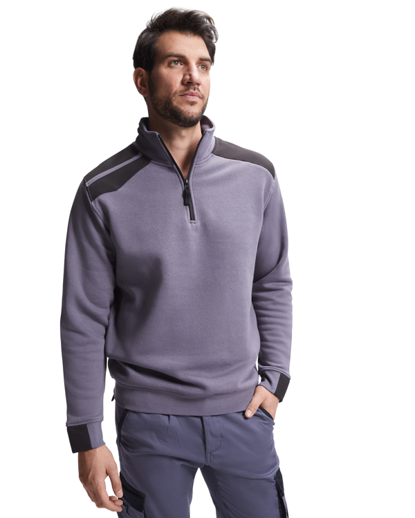 Felpa Zip Bicolore / Mod Maverick - hover